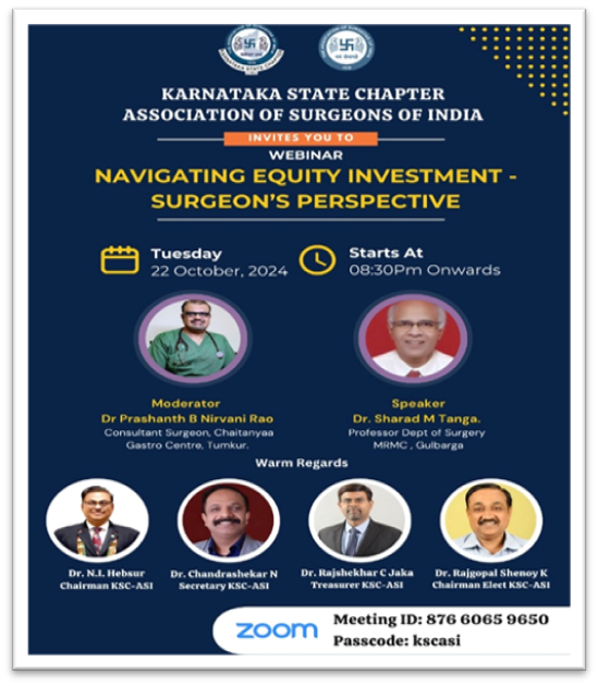 Navigating Equity Investment: A Surgeon's Perspective 